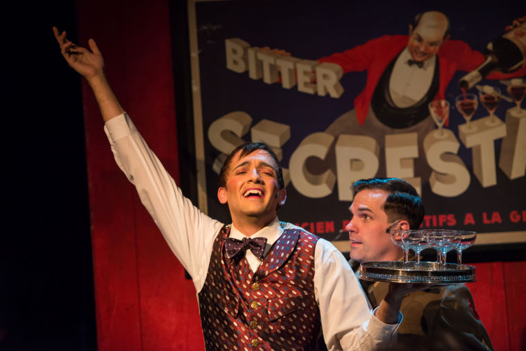 Cafe Chanson presented by Upstream Theater at Kranzberg Arts Center in St. Louis, MO on Jan 9, 2013.